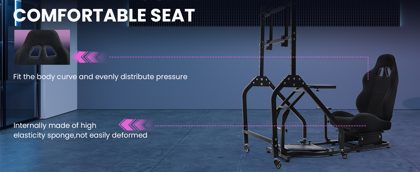race simulator cockpit