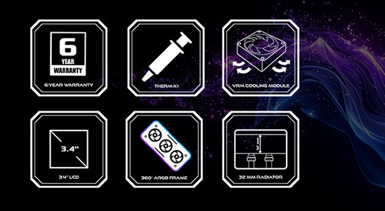 ASRock PHANTOM GAMING 360 LCD AIO Liquid Cooler