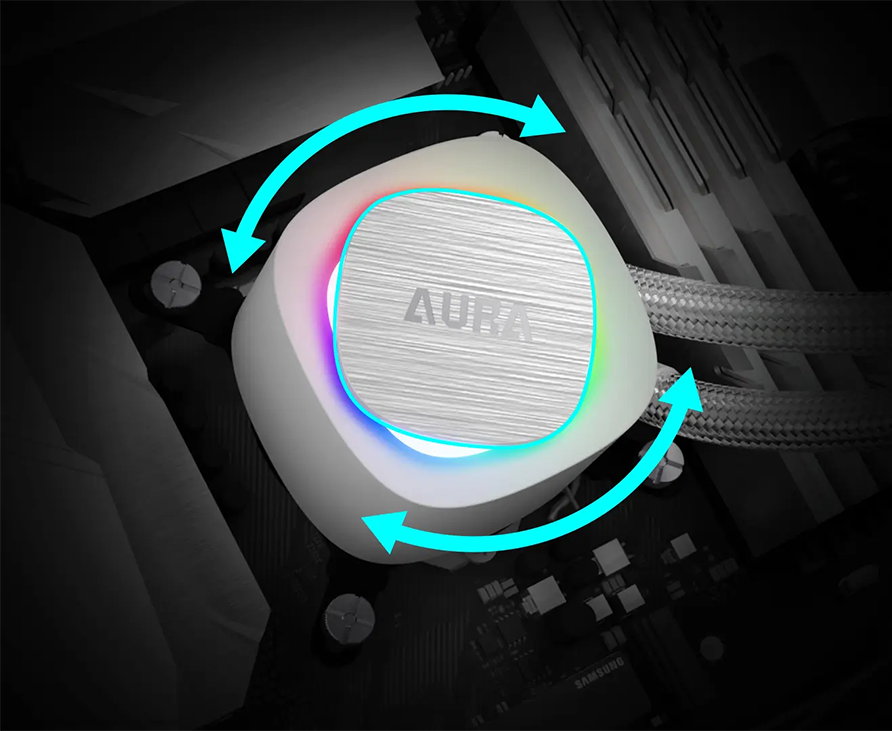 GAMDIAS AURA GL360 V2 WH AIO Liquid CPU Cooler