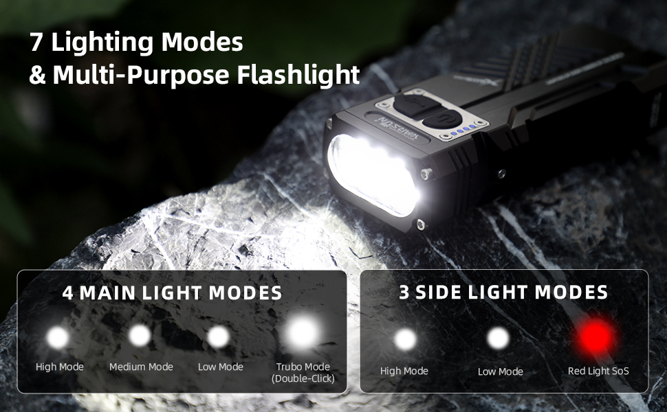 Lighting Modess Multi-Purpose Flashilight