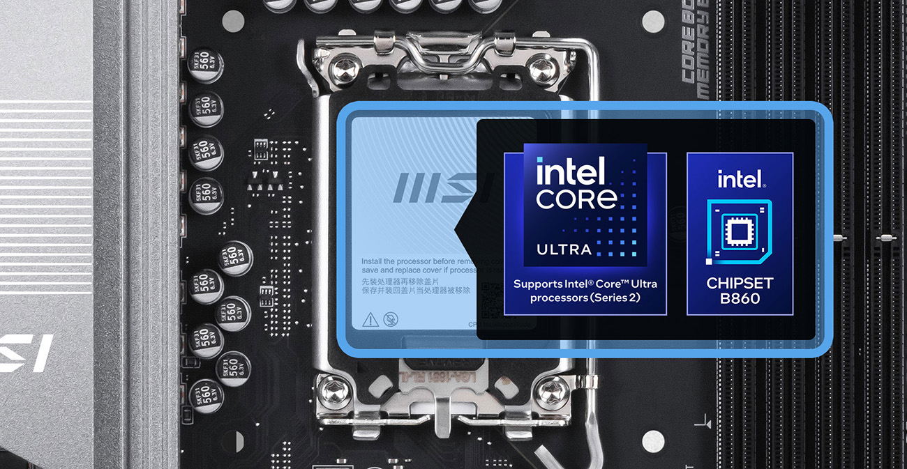 MSI PRO B860M-A WIFI6E Motherboard