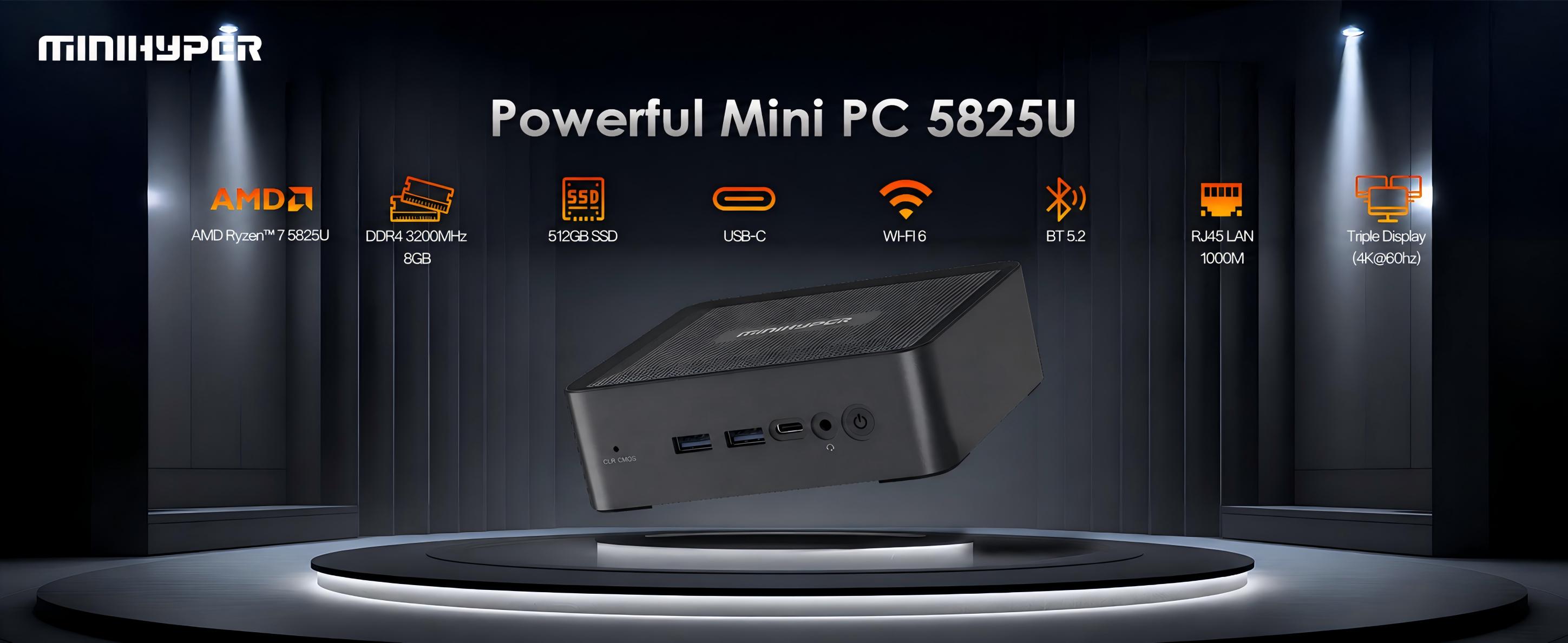 Mini Pc 5825U