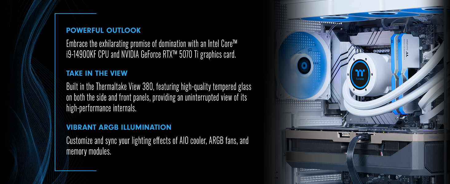 Thermaltake NE i1470TS-V380S Gaming Desktop PC