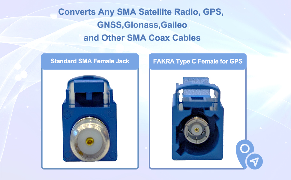 Fakra C Female to SMA Female