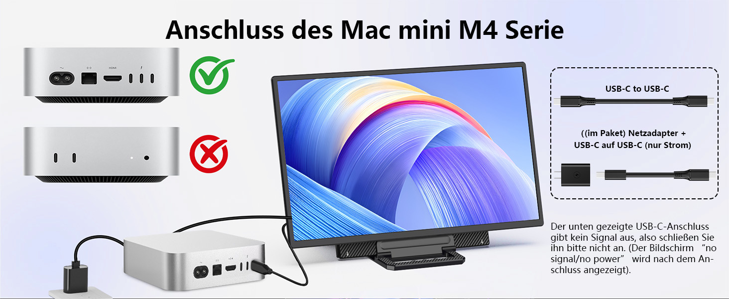 Connecting the Macmini M4 Series