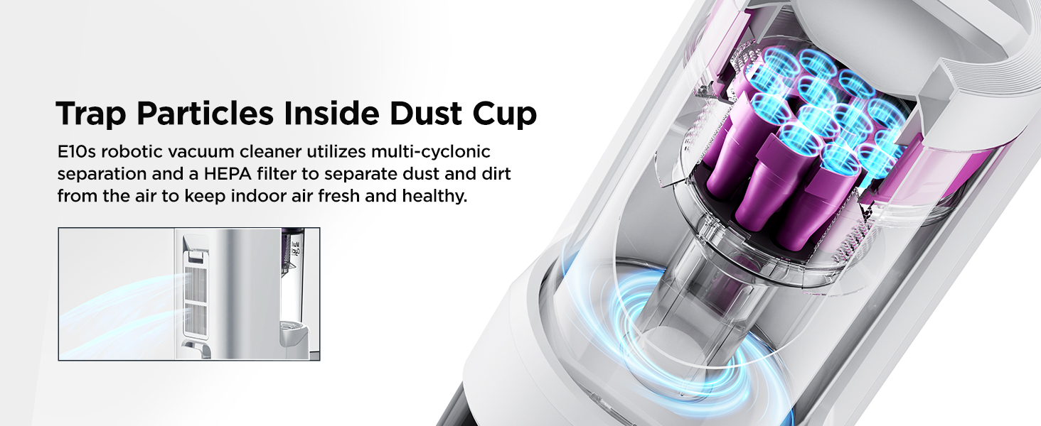 Trap Particles Inside Dust Cup