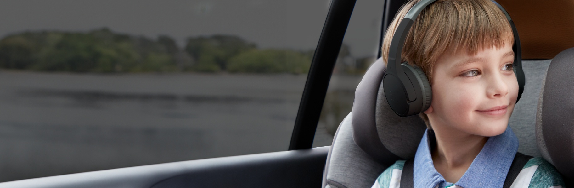  Belkin Wireless Bluetooth On-Ear Headphones for Kids with Mic