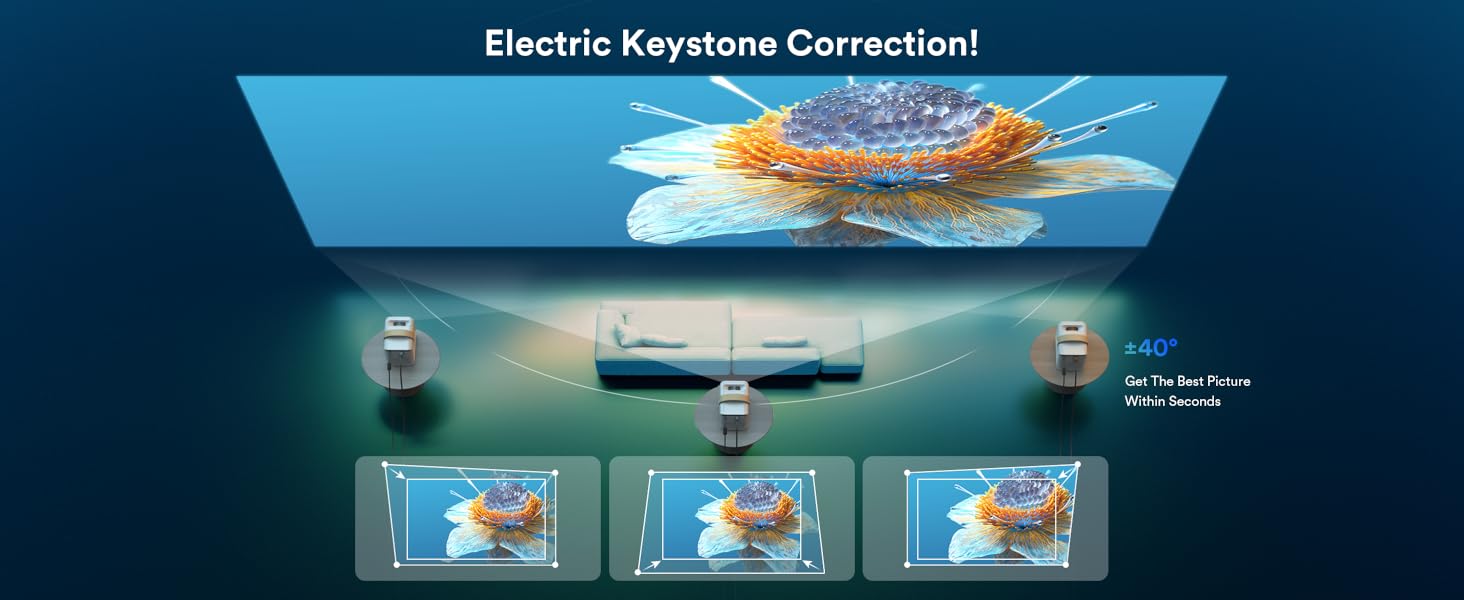 WOLFANG WP01 Mini 4K Support Portable Projector