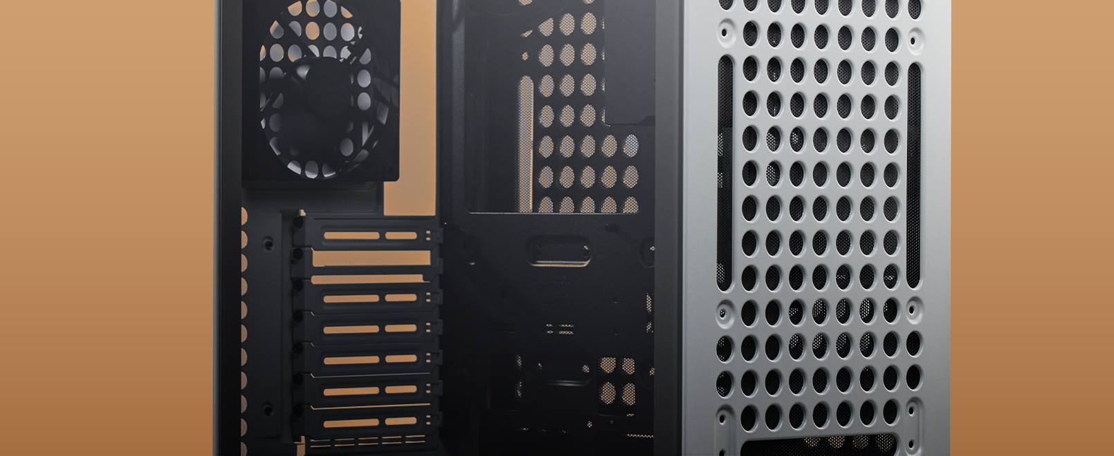 Cooler Master QUBE 540 Moonstone ATX Mid-Tower PC Case 