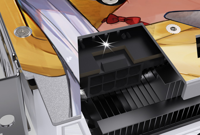 Reinforced metal backplate structure