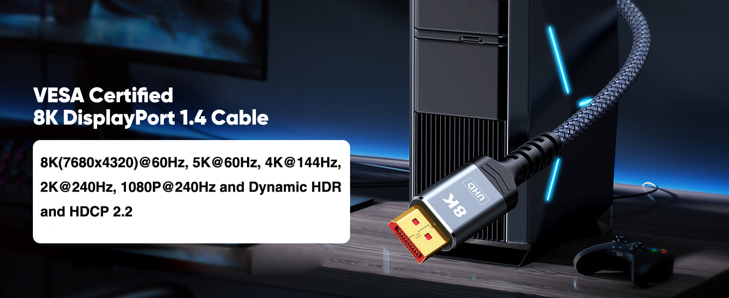 DisplayPort 1.4 Cable