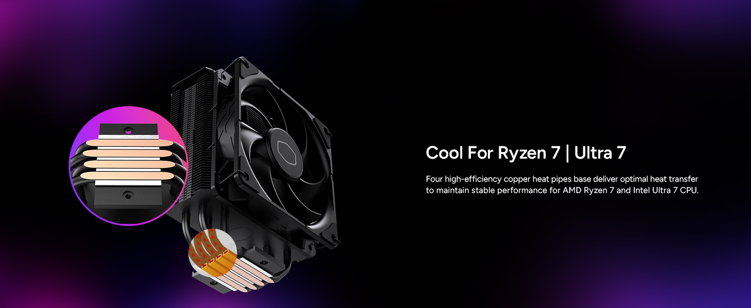Cooler Master Hyper 212 Black CPU Air Cooler