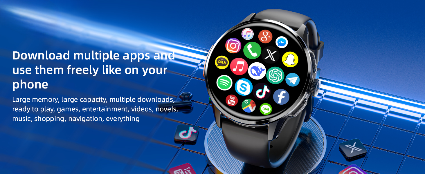 Download multiple apps aneuse them freely like on your phone