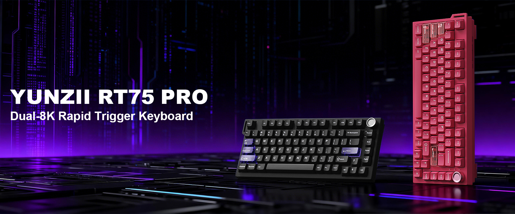 YUNZII RT75 PRO Hall Effect Rapid Trigger Keyboard