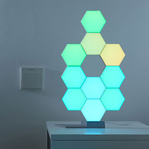 Hexagonal LED lights