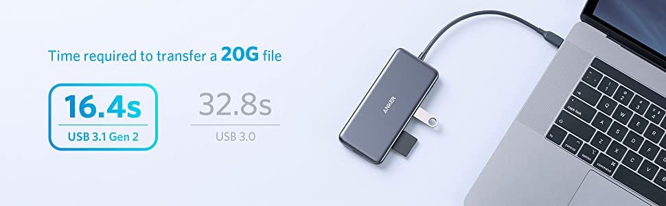 Generic - Hub USB C, hub 555 USB-C (8 en 1), avec alimentation 100 W, port  HDMI 4K 60 Hz, USB C 10 Gbit/s et 2 ports de données USB A, port