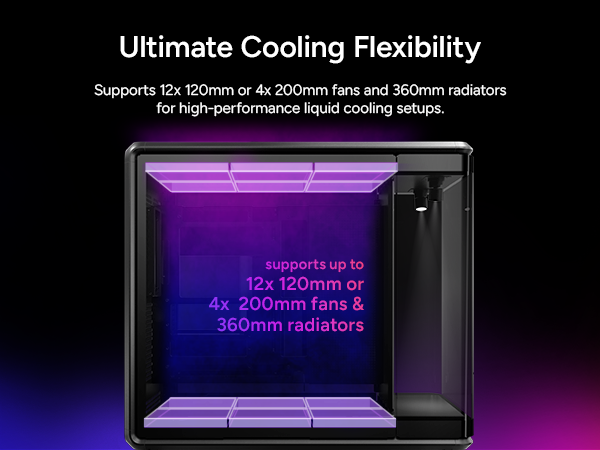 Cooler Master MasterFrame 360 Panorama ATX Mid-Tower PC Case