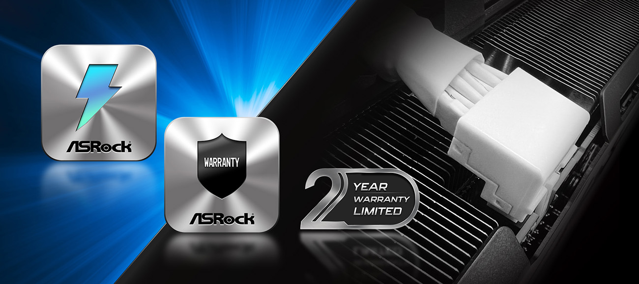 ASRock 12V-2x6 600W PCIe 5.1 GPU Power Cable