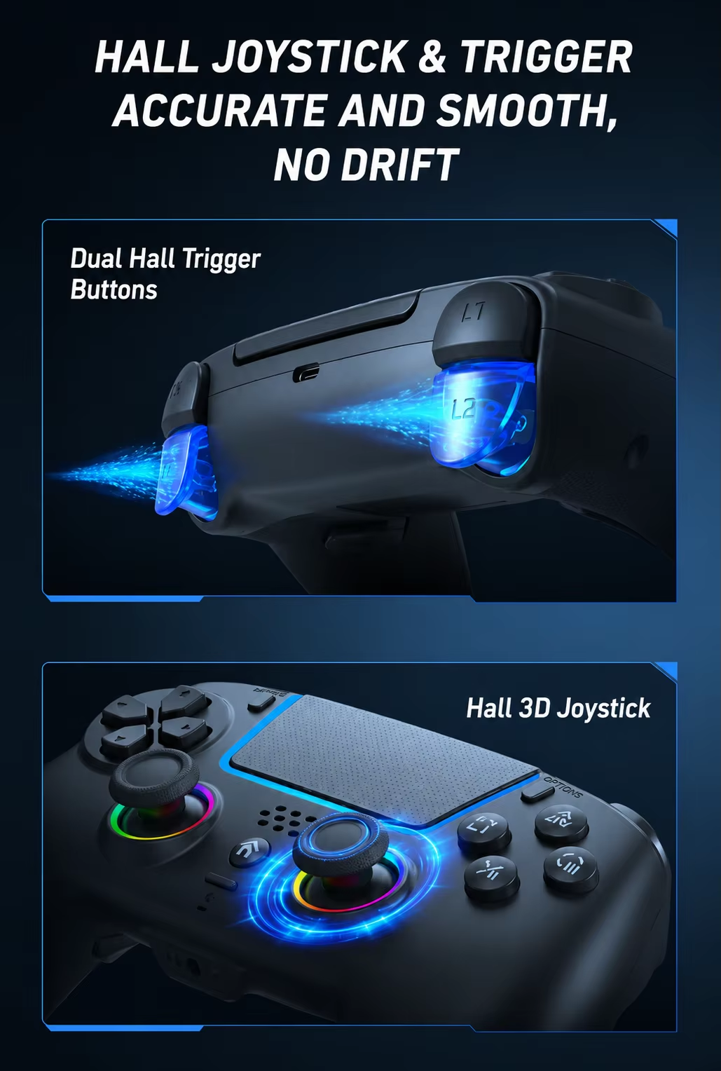 Hall Joystick & Trigger