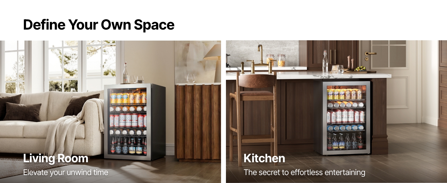freestanding or under counter installation for home kitchen