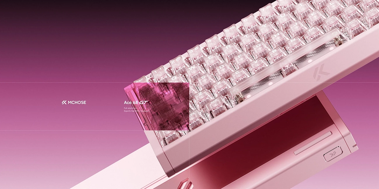 MCHOSE Ace 68 GT Full-aluminum Esports Hall Effect Keyboard