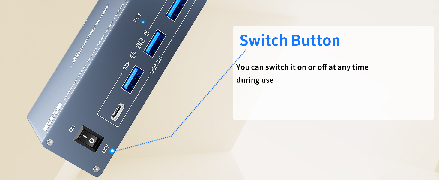 USB C HDMI Dual Monitor 1 HDMI computer + 1 USB-C Laptop to 2 HDMI monitors