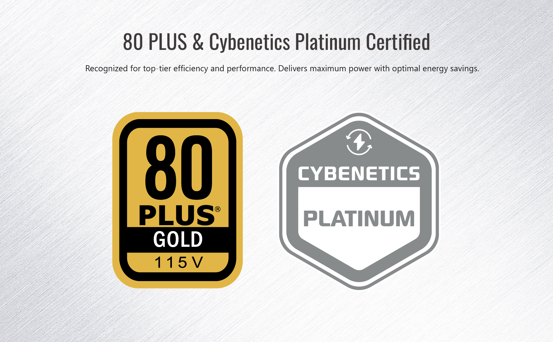 80 Plus & Cybenetics Platinum