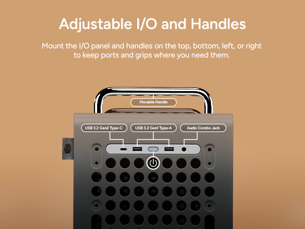 Cooler Master QUBE 540 Moonstone ATX Mid-Tower PC Case 