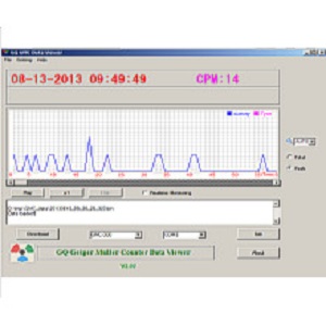 Download the history data from a PC. Real time monitoring on a PC