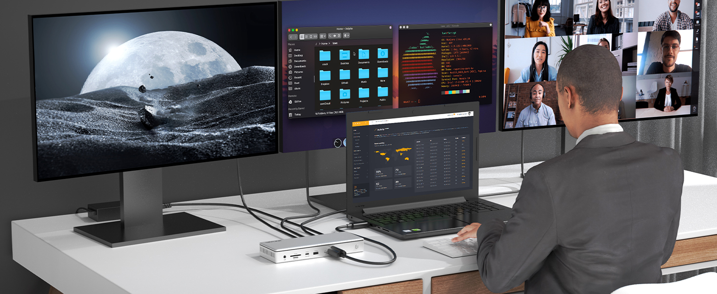 USB 4 Docking Station