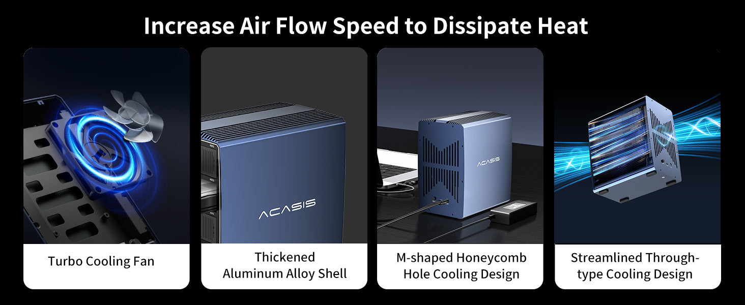 Multiple Cooling Features