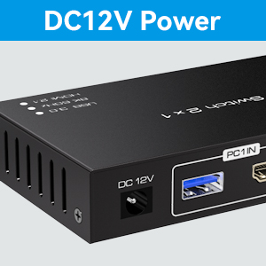 Independent power supply is more stable Configured with a DC12V power adapter, please remember to su