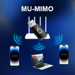 SUPPORT MU-MIMO MU-MIMO technology, multiple devices can provide services at the same time, i.e. You