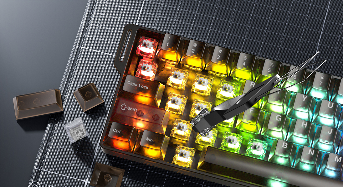 DAREU COOL60 60% Hall Effect Gaming Keyboard