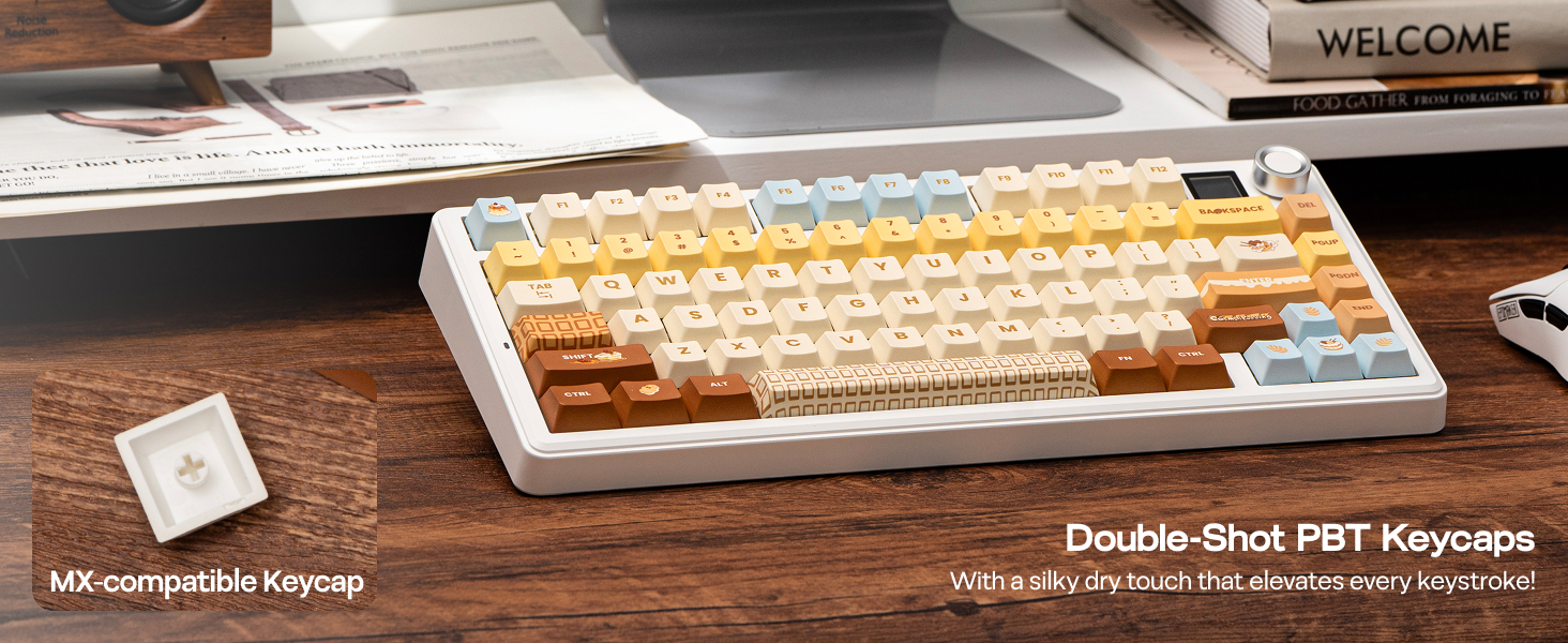 EPOMAKER X AULA F75 MAX PBT Keycap