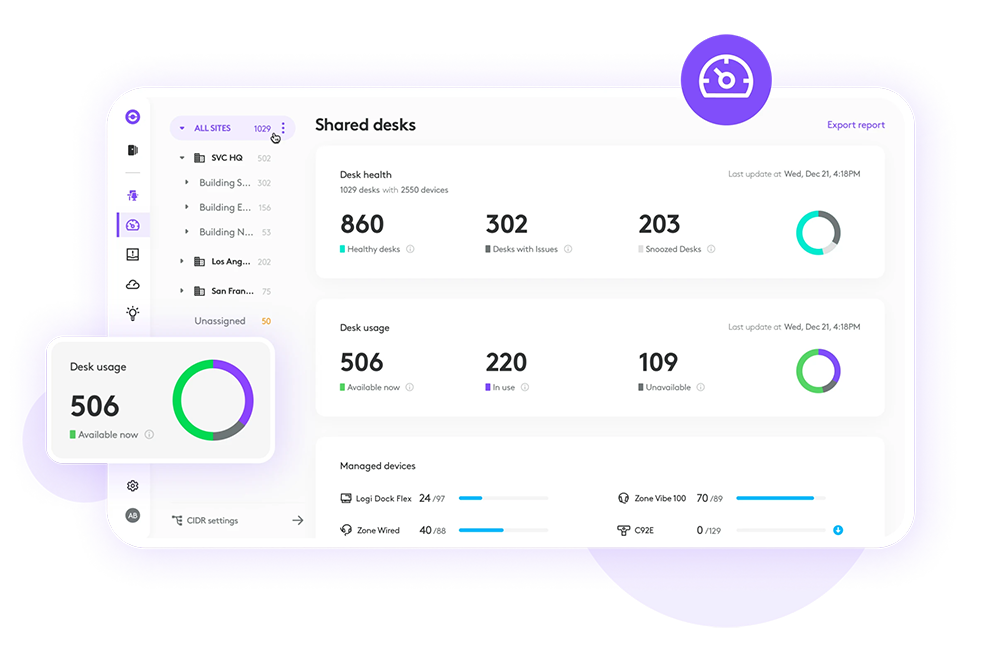 Logitech Logi Dock Flex Managed Docking Station
