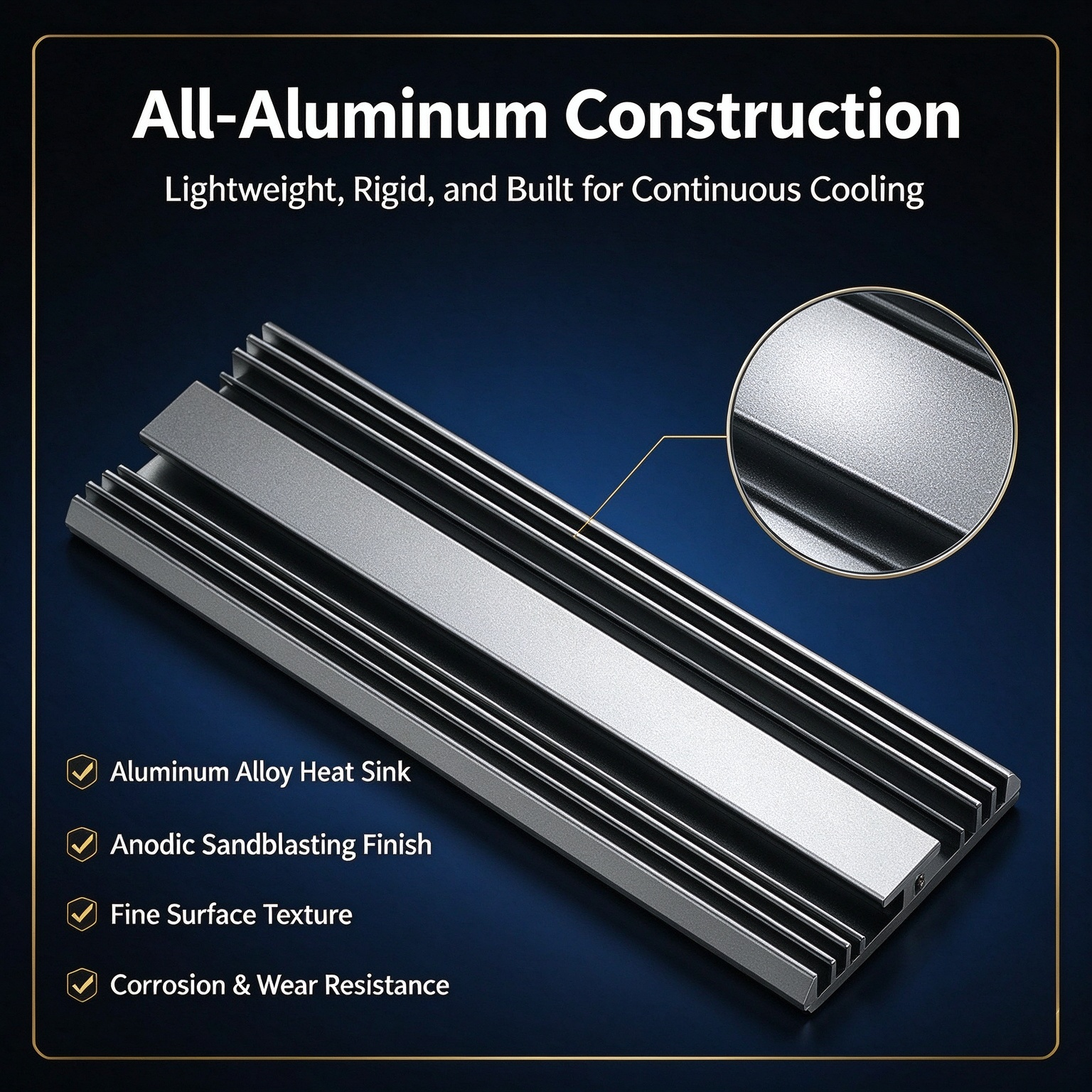 All-aluminum material
