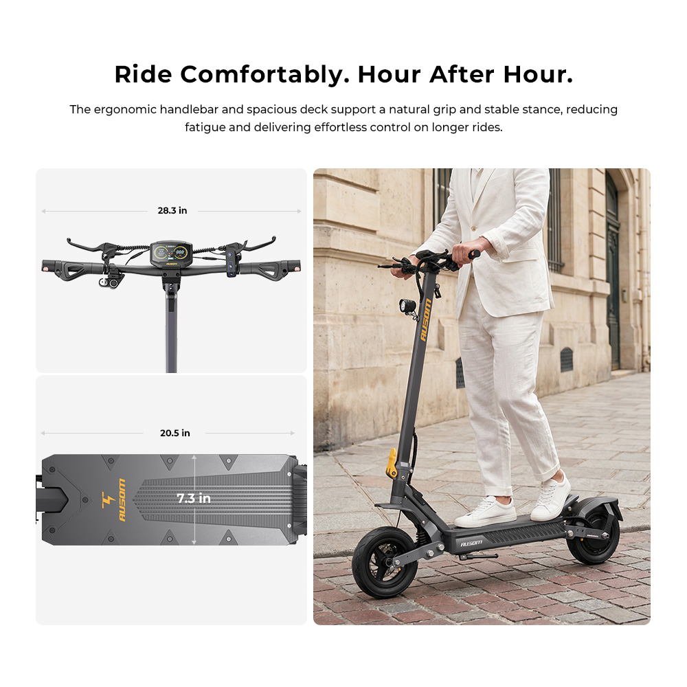 Ausom Gosoul 2 1100W Foldable Electric Scooter