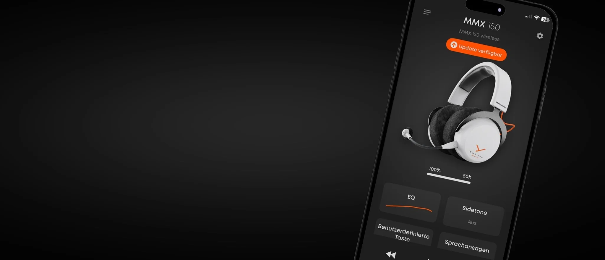 MMX 150 wireless Gaming headset (closed)