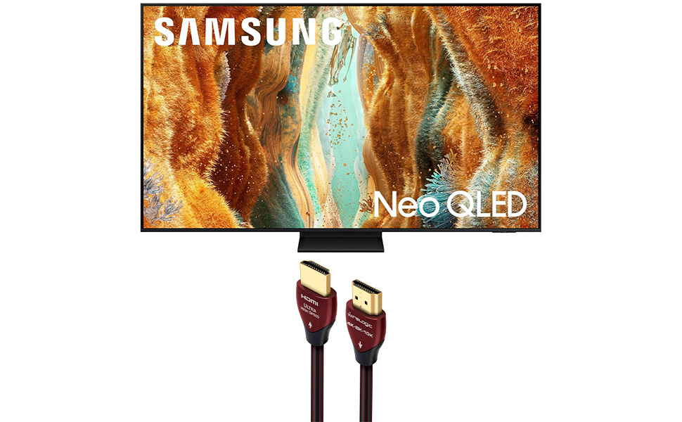 Samsung QN70FA Series TV with Wirelogic HDMI Cable
