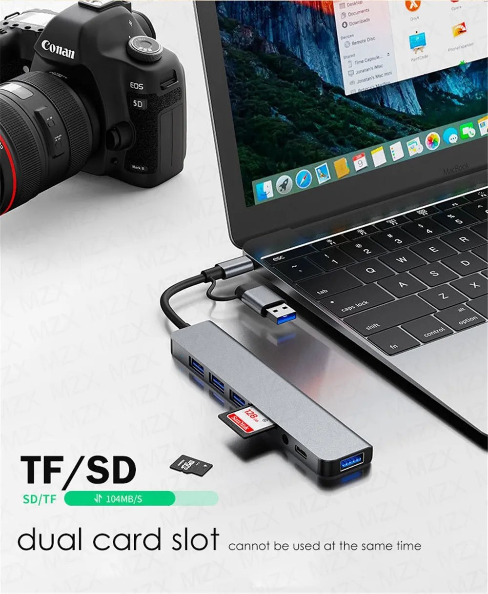 8in1 USB C Multiport Adapter