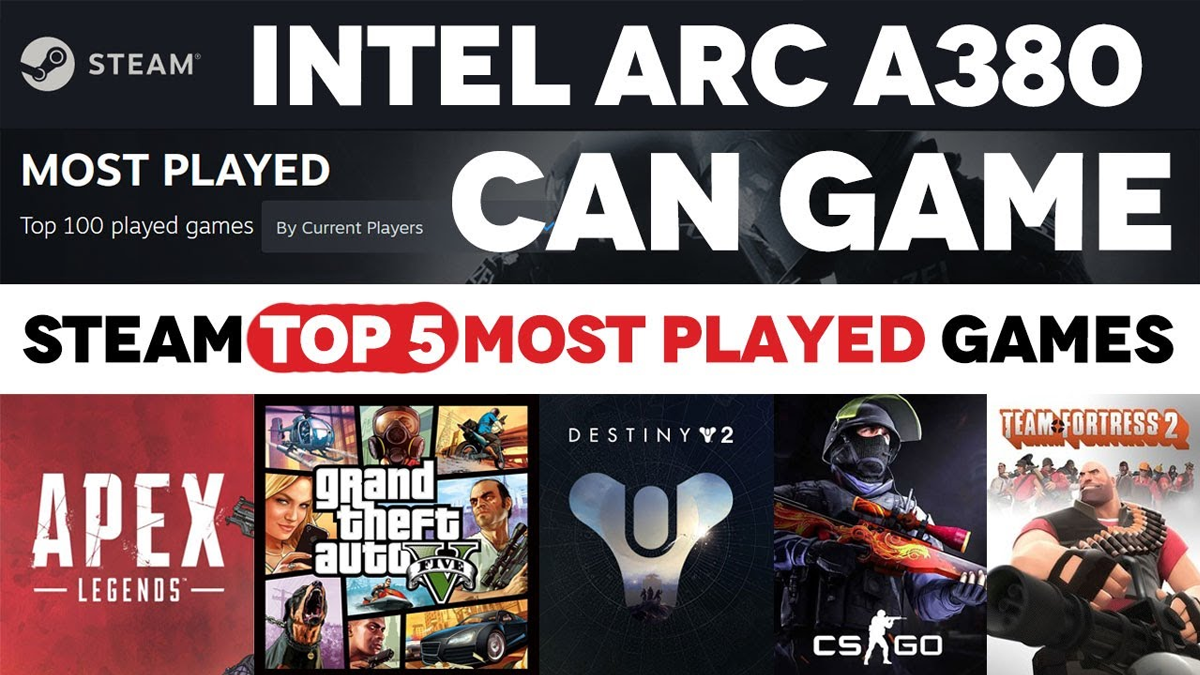 Arc A380 can game