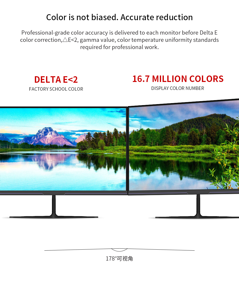 LUCKYFIVE 27'' 2K 165Hz HDR Gaming Monitor, 2560 x 1440P VA Display