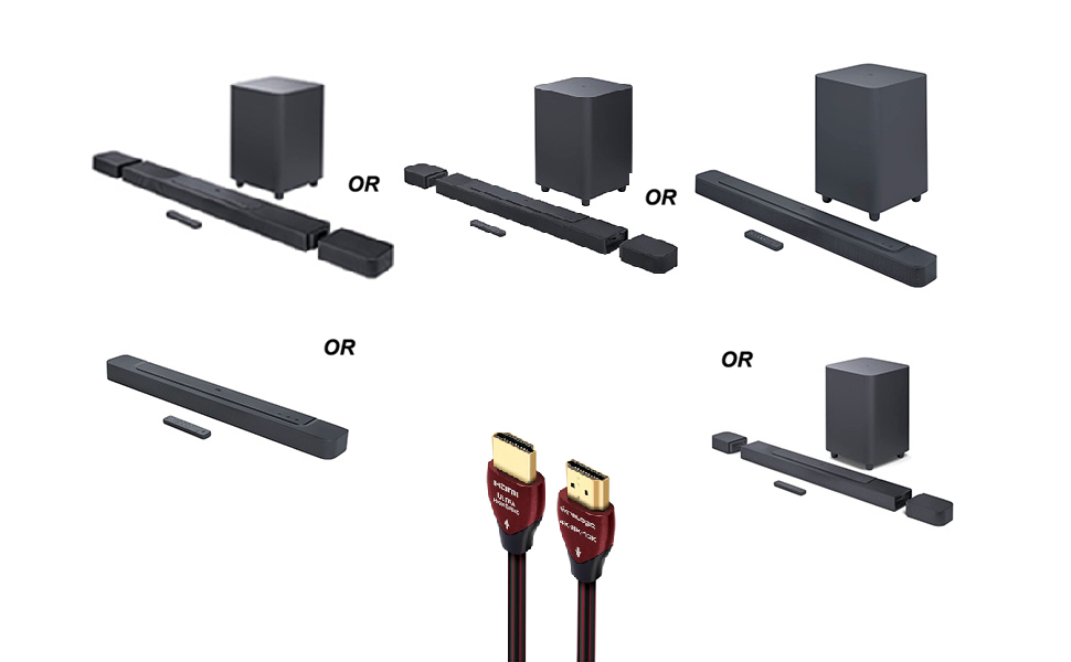 JBL Soundbar with WireLogic HDMI Cable