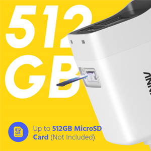 Supports Up To 512 GB TF Card