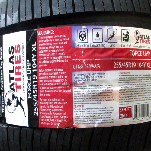 What is UTQG? (Tire Ratings Explained) - Priority Tire