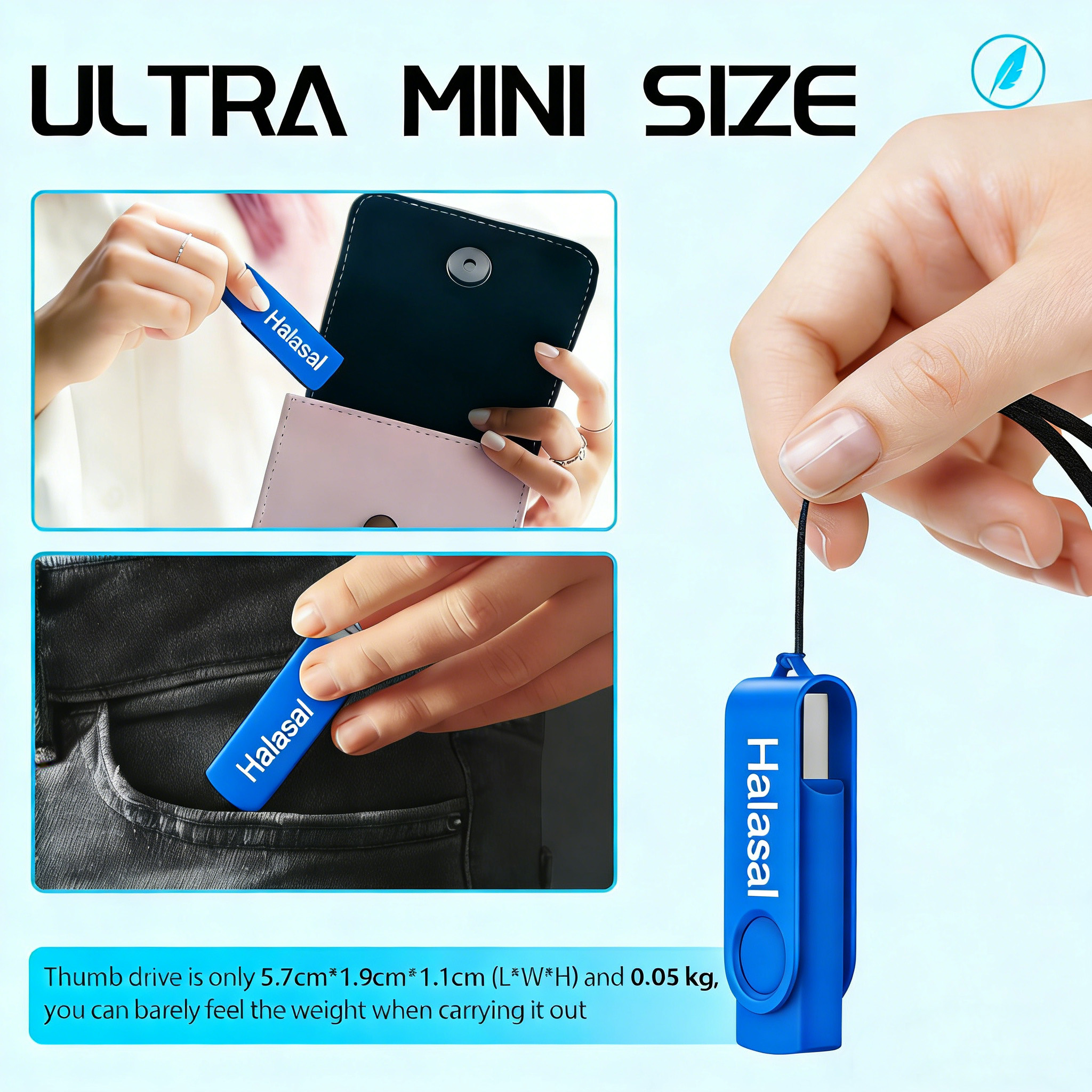 2 pack  3.0 thumb drives ,small size and  easy to take .