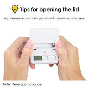 Tips for opening the lid