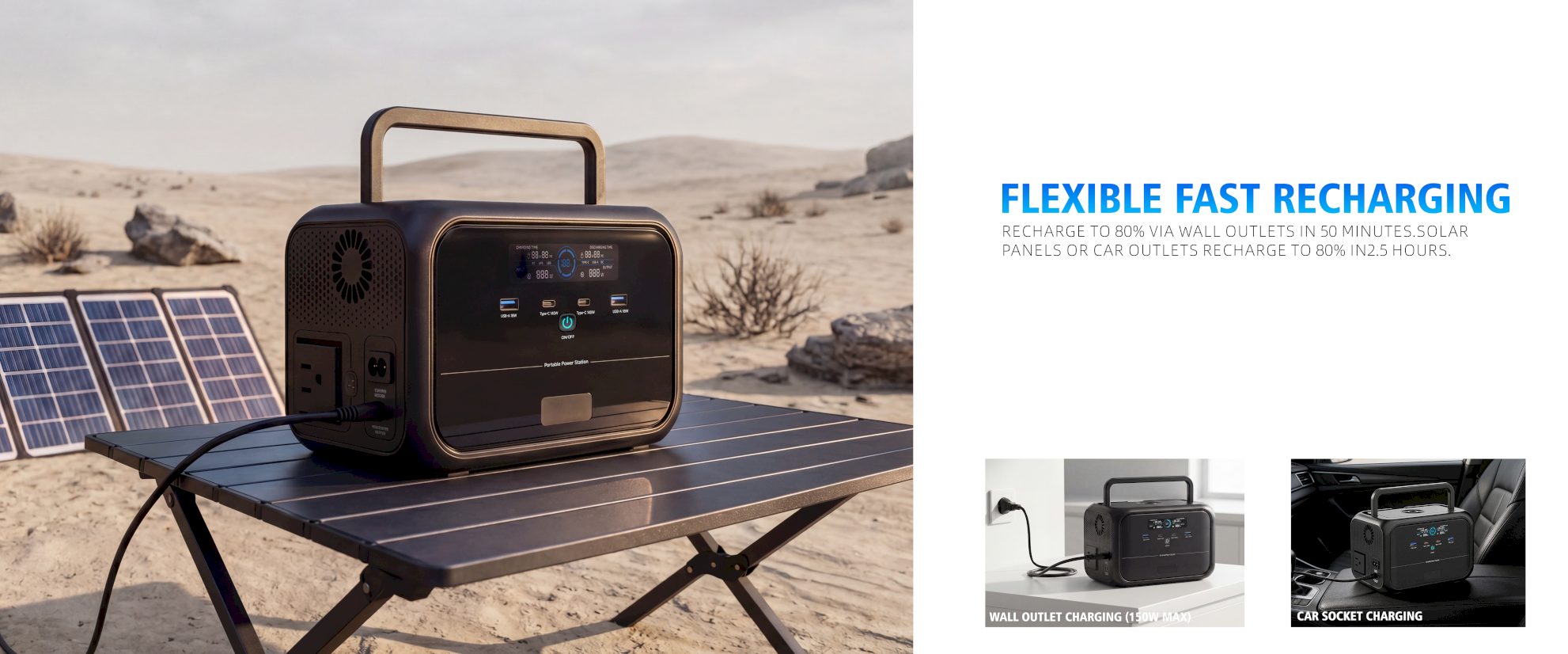 300W 288wh portable power station