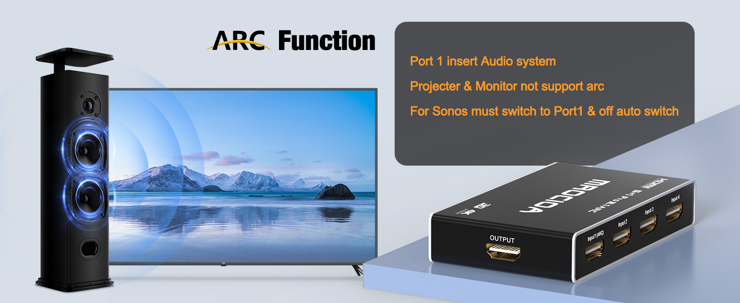 arc hdmi switch